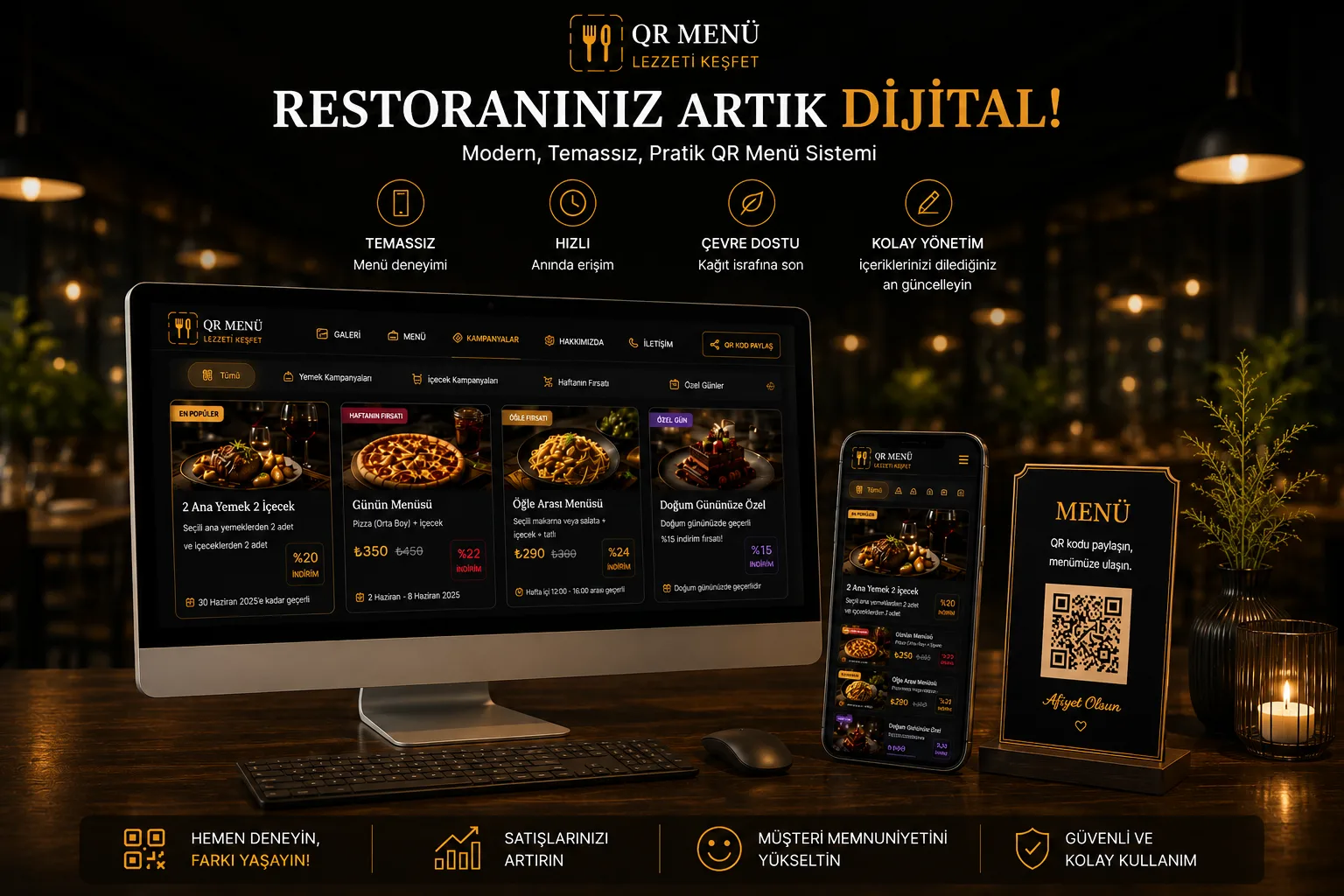 QR Menü & Dijital İşletme