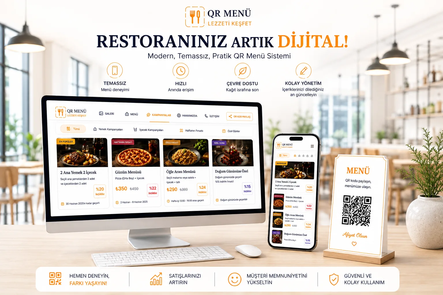 QR Menü & Dijital İşletme